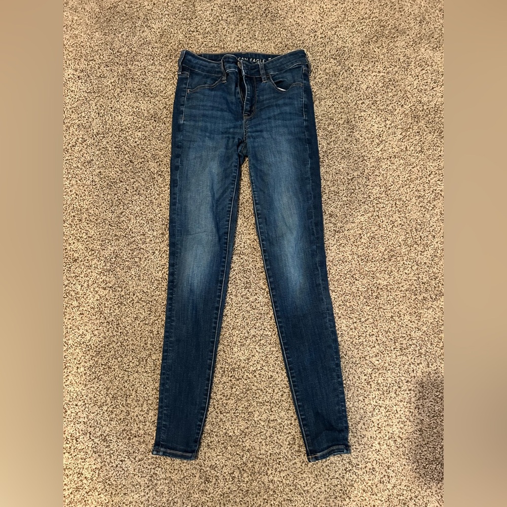 High Rise Blue Women's Jeans